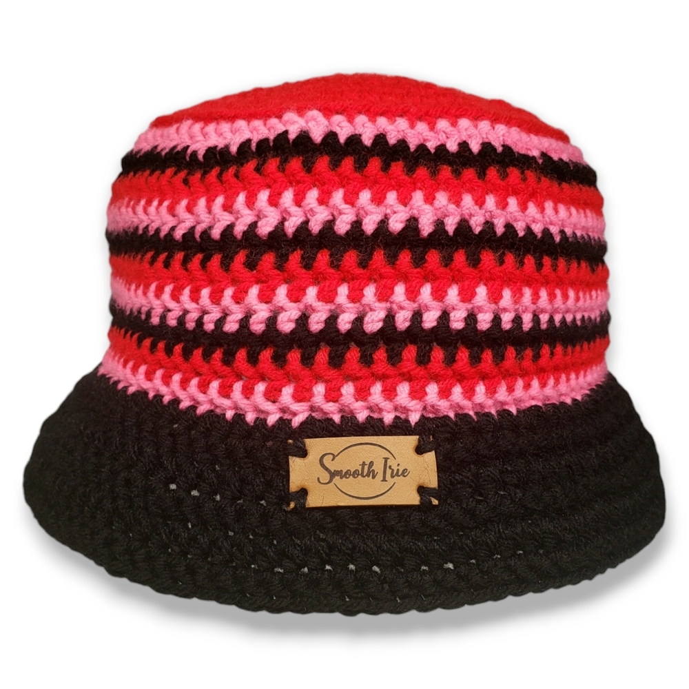 Smooth Irie- The Love Key Crochet Bucket Hat Valentine's Day Special Edition NWT - Picture 4 of 6